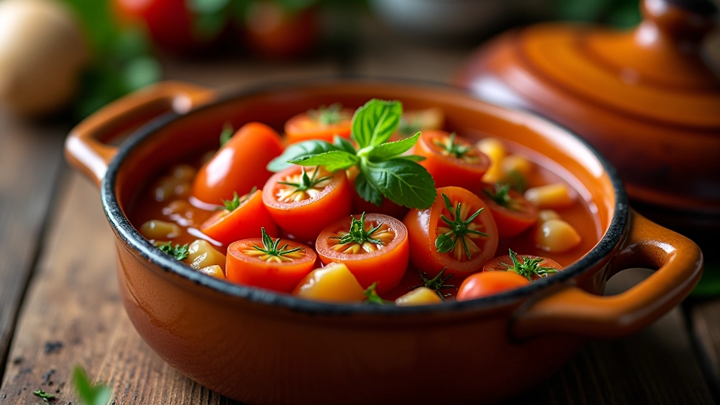 Guisado de legumes português tradicional